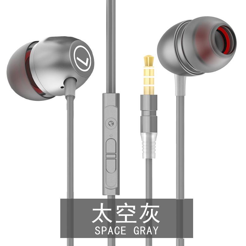 Laweiss S19 Earphone Drive-by-Wire for Apple Oppo/Huawei Vivo Earplugs in-Ear for Phone Metal Earphones