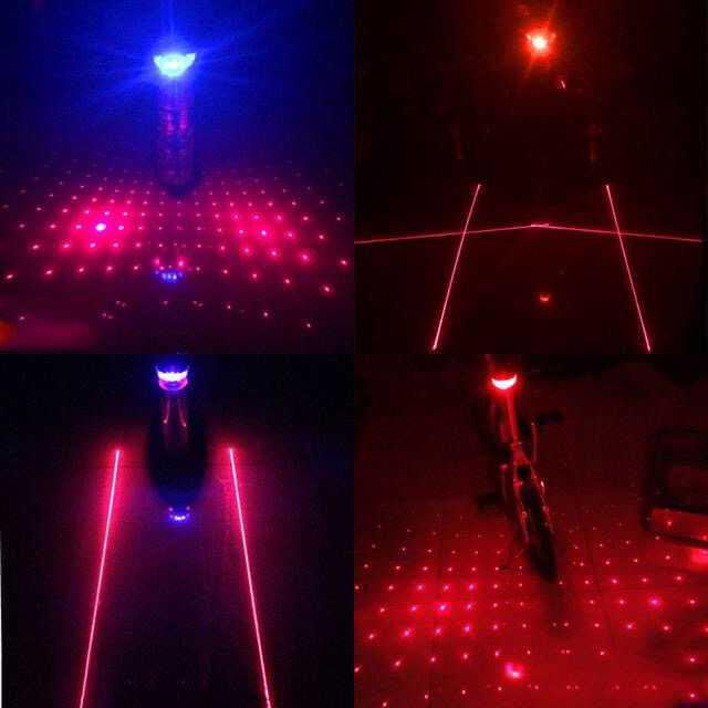 【 3105 People Praised 】 Bicycle Laser Mountain Bikes, Rear Taillights, Waterproof Safety Warning Lights, Riding_voghion.com