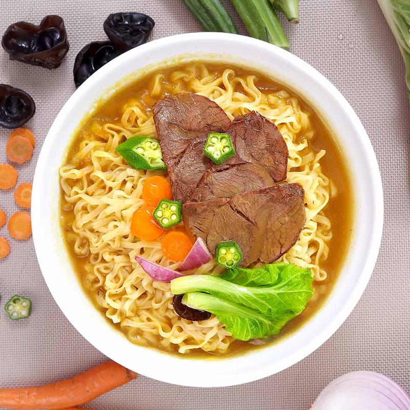 和厨咖喱牛肉面fd冻干面 非油炸即食小面杯面速食方便面网红泡面